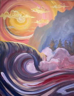 Cliff Bowl - Paint Party -- Saturday November 8th,  6:pm - 8:30pm - With Charlie Clingman