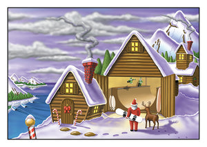 Santa's North Pole Pad - CARD