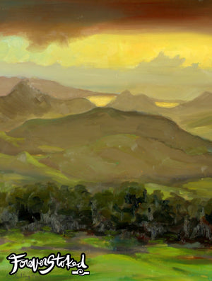 Cloudy High Rock by Charlie Clingman