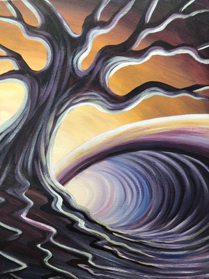Ground Swell - Paint Party -- Saturday September 30th,  7pm - 9:30pm - With Chris Pedersen