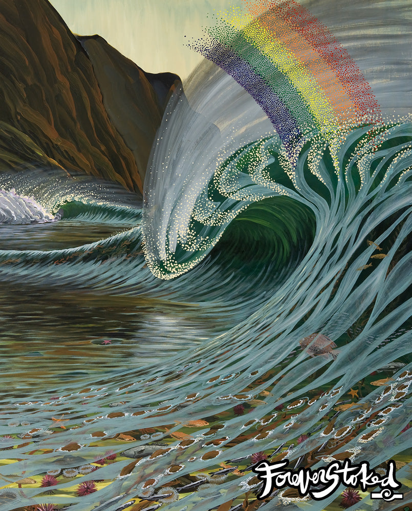 Spray Rainbow by Peter Pierce