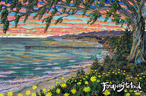 Sunset Pier by Peter Pierce