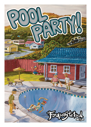 Hoodlum Pool Party - CARD