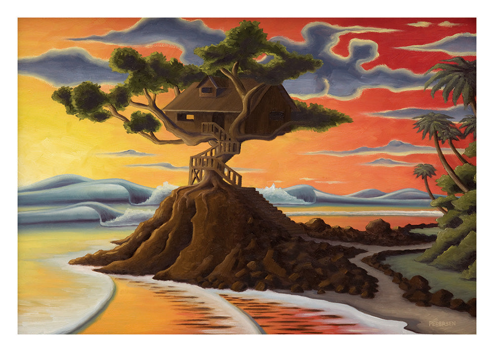 Sunset Treehouse - CARD